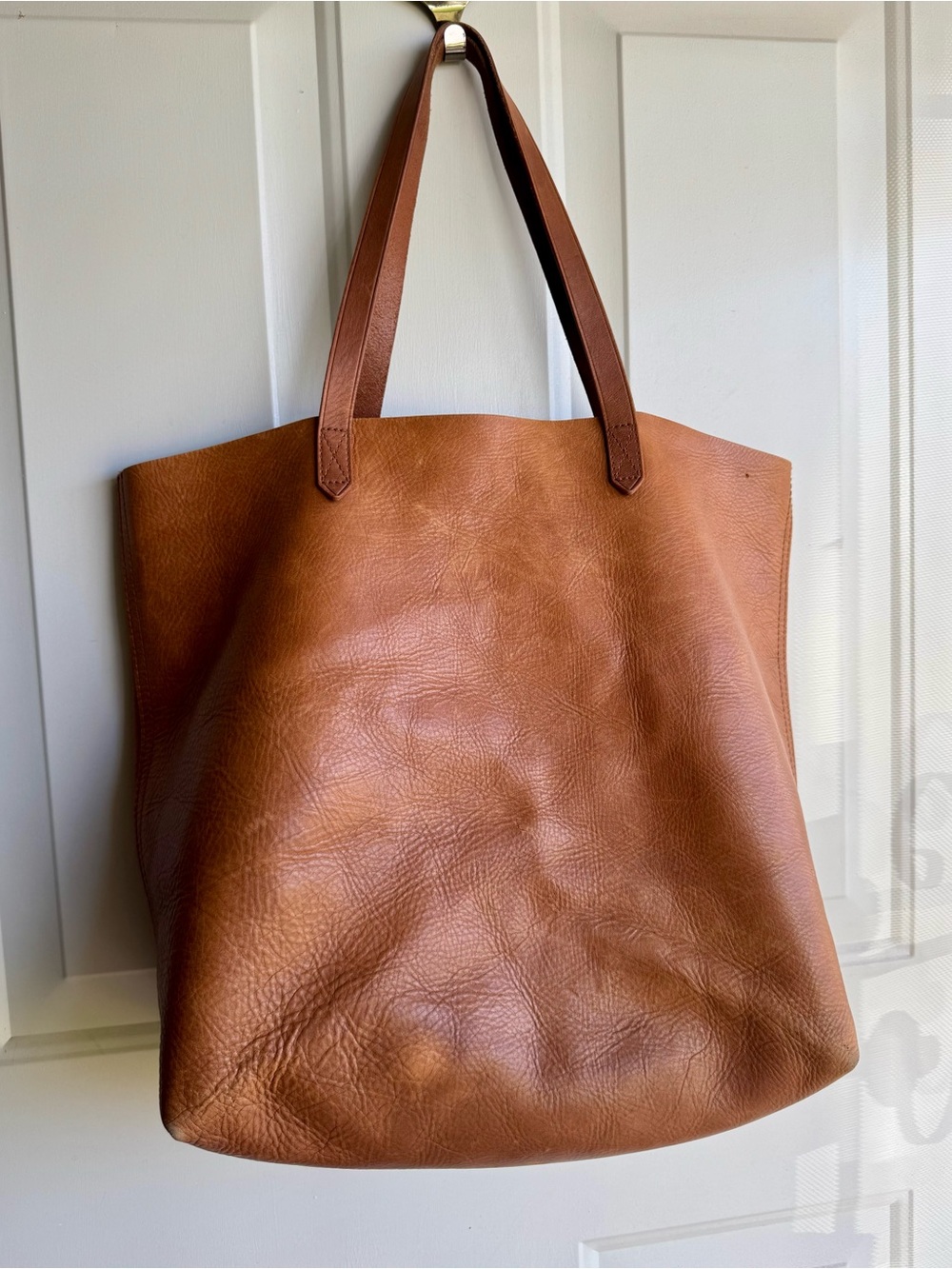 Madewell Large Tan Leather Tote